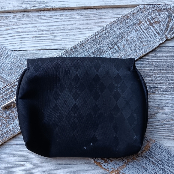 Vintage  Givenchy Clutch Purse Silver G Logo With Mirror ⚘️ - Picture 2 of 9